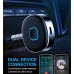 Cocoda Bluetooth Aux Receiver for Car, Portable 3.5mm Aux Bluetooth Car Adapter, Bluetooth 5.0 Wireless Audio Receiver for Car Stereo/Home Stereo/Wired Headphones/Speaker, 12H Battery Life