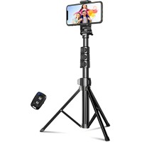 Cocoda Phone Tripod, Extendable 20.47’’ - 55.9’’ Bluetooth Selfie Stick with Remote, Compatible with iPhone 13/13 Pro Max/13 Mini/12 Pro/12/11/XS Max/XR/X, Samsung S21/S20/S10/S9, Gopro, Camera